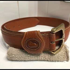 Dooney and Bourke Vintage Brown Leather Belt